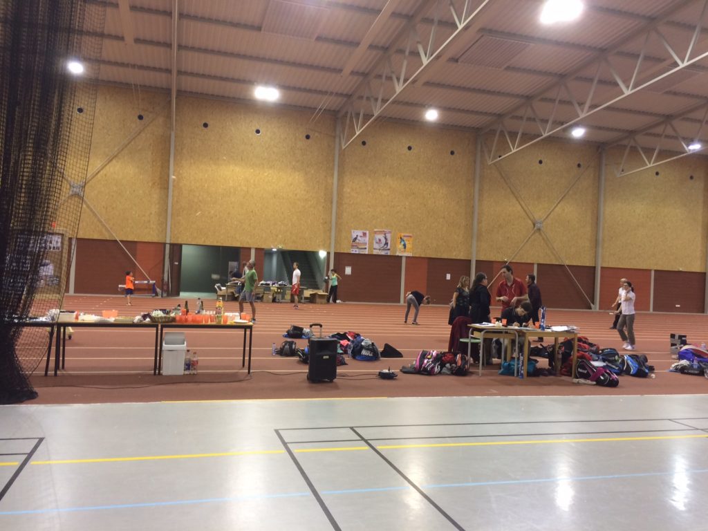 Buffet et stand matériel au RDV